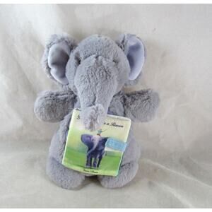 Elephant Plush Hand Puppet with Nancy Tillman Book You're Here For A Reason